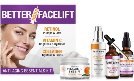 Lumirance Anti-Aging Essential Skincare Kits (3- or 4-Piece)