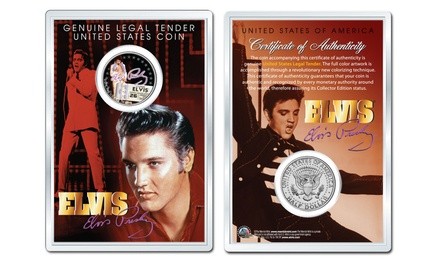 Elvis Presley JFK Half Dollar U.S. Coins 