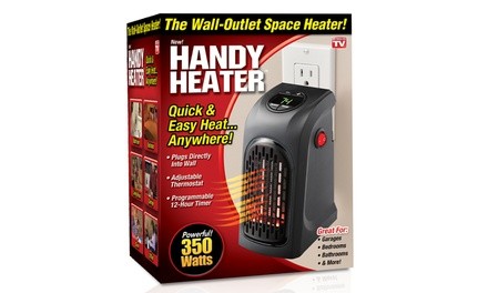 As Seen On TV Handy Heater Compact Wall-Outlet Space Heater