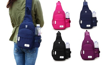 Sling Backpack Shoulder Crossbody Bag Water Resistant Chest Rucksack