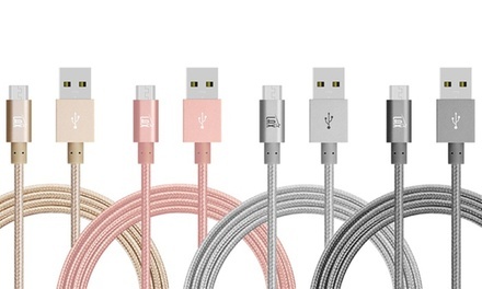 LAX 10-Ft Micro-USB Cable (1- or 2-Pack)