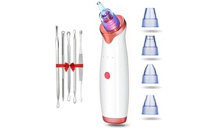 Electric Blackhead Remover Tool Kit Vacuum Pore Cleaner Acne Extractor