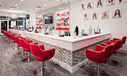 One Signature Blowout with Optional Full Set of Classic Eyelash Extension at Cherry Blow Dry Bar (Up to 57% Off)