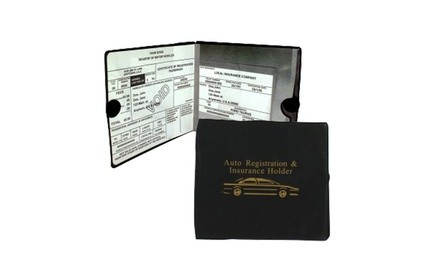 Car Insurance, Registration, and Document Holders (2-Pack)