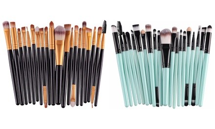 Professional Makeup Brush Set (20-Piece)