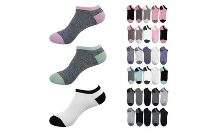 B.U.M. Women's Fashion Low Cut Fun Ankle Socks (20-Pairs)