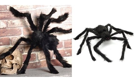 Giant Halloween Decorations Foldable Scary Huge Spiders Haunted House Prop