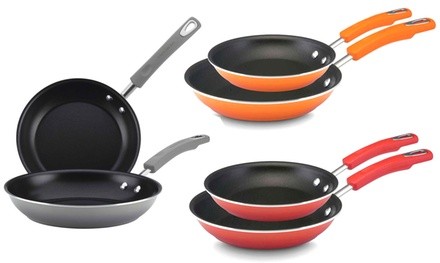 Rachael Ray Classic Brights Nonstick Skillet Set (2-Piece)