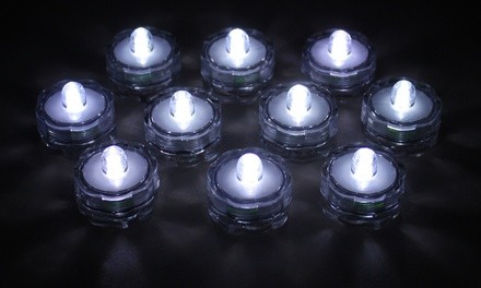 BlueDot Trading Waterproof LED Tea Lights (10-, 20-, 40-, or 80-Pack)