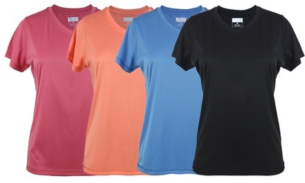 Women's Slim-Fit V-Neck Active Tee