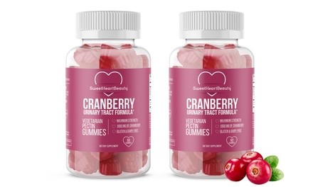 Premium Cranberry Urinary Tract Health Gummies (1- or 2- Pack)