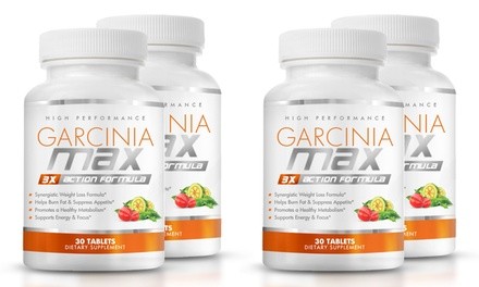 Garcinia Max Weight Management and Energy Supplement (4- or 6-Pack)