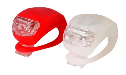 Silicone Led Bicycle Lights (2-Pack)