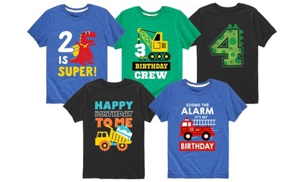 Toddler Boy Birthday Tee