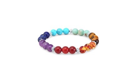 Genuine Gemstone Healing Chakra Bracelet