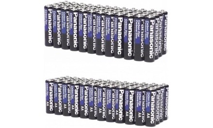 96-Pack: Panasonic Super Heavy Duty Batteries-Value Pack