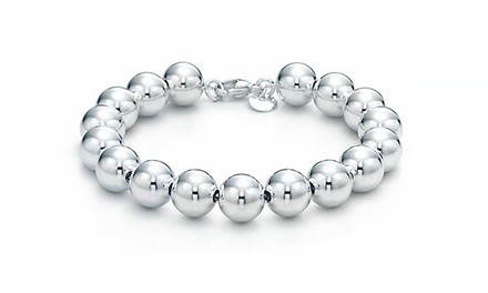 Solid Sterling Silver Italian Handmade Bead Bracelets