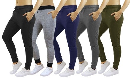 2-Pack Women’s French Terry Joggers. Plus Sizes Available.