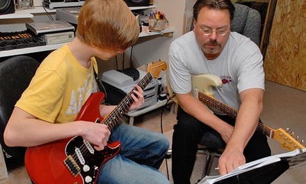 $50 for Four 30-Minute Guitar Lessons at Oslo Studios ($100 Value)