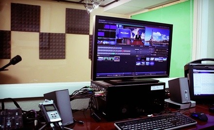 One-Hour Video-Studio Rental with Choice of a Color Backdrop or a Virtual-Set Greenscreen at Motive Learning (50% Off)