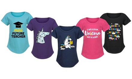 Instant Message Unicorn Girls Back to School T-Shirt