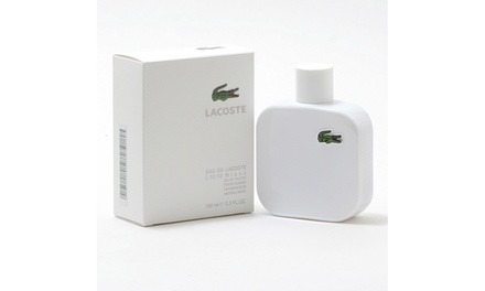 Lacoste Eau de Lacoste L.12.12 Blanc Eau de Toilette for Men (3.3 Fl. Oz.)