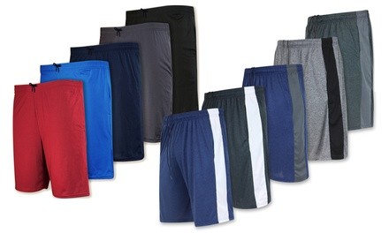 Men's 5-Pack Dry-Fit Active Performance Shorts