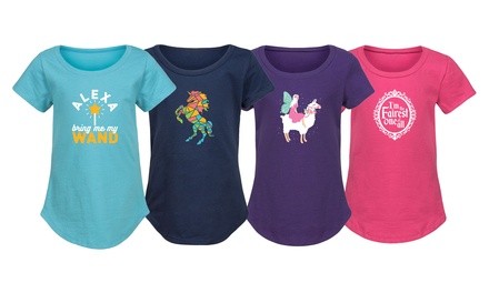 Instant Message: Kids Fairy Tale Unicorn Princess T-Shirts
