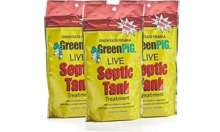 3 Year Supply of GreenPig Septic Tank Treatment