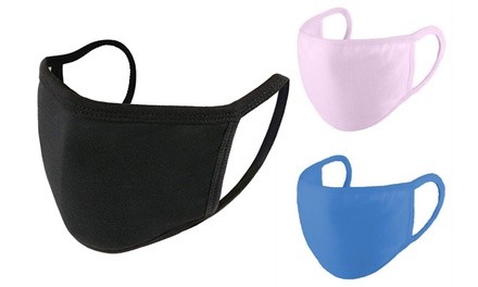 Kids' Reusable Washable Fabric Masks (3-Pack)