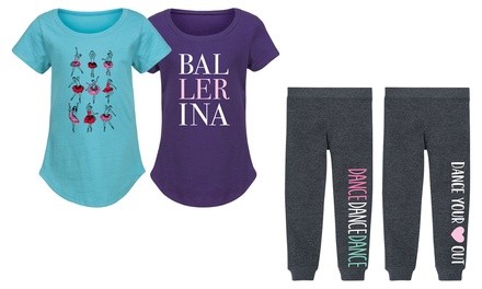 Instant Message: Girls' Dance and Ballet Tees and Joggers