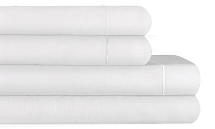 1,800TC Cotton-Rich AURAA Sateen Weave Sheet Set (4-Piece)