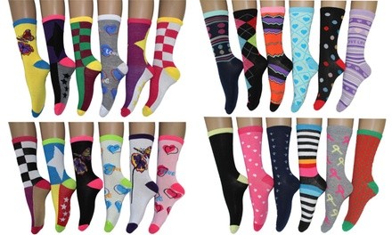 Frenchic Women's Crew Socks (24 Pairs)