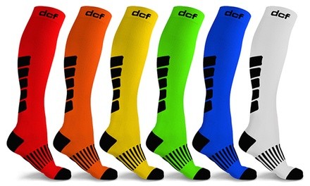 DCF Graduated Compression Socks (6-Pack)