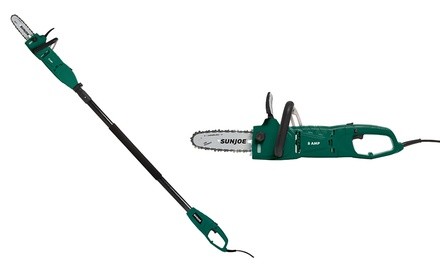 Sun Joe SWJ806E-HTG 2-in-1 Electric Convertible Pole Chain Saw