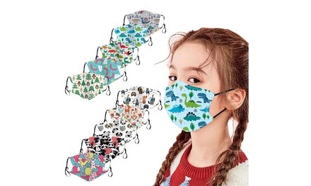 Cotton 10PC Outdoor Children's Mask Dustproof and Reusable