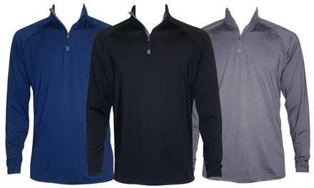 Men's Lightweight Active 1/4-Zip Stretch Pullover (S-3XL)