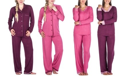 Noble Mount Women's Knit Pajama or Lounge Sets