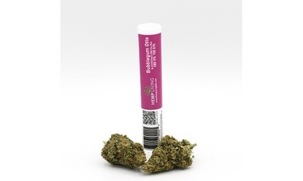 Hemp Living CBD Buds - Bubblegum Otto 17% CBD Pre-Roll