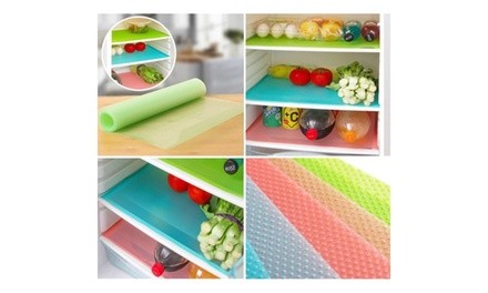 4 Pack Refrigerator Mats  Assorted Colors