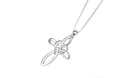 Sterling Silver Cross Necklace 