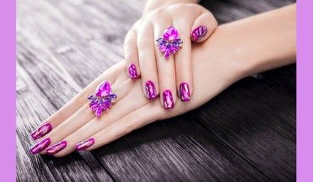 Up to 50% Off on Manicure - Shellac / No-Chip / Gel at Just Gellin Nail Studio