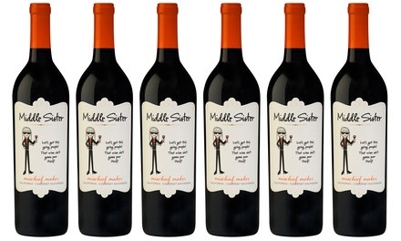 Vintage Wine Estates Middle Sister Mischief Maker Cabernet (6-Pack). Shipping Included