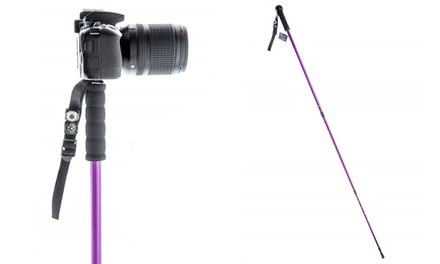 Collapsible Walking/Hiking Stick with Mount