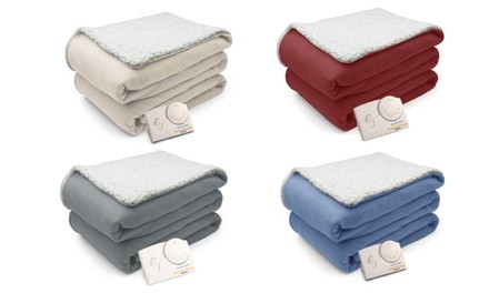 Pure Warmth Comfort Knit Heated Blanket