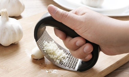 Stainless Steel Garlic Crusher