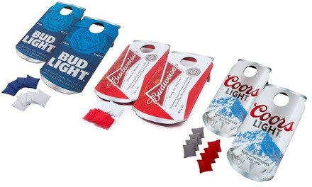 Beverage-Themed Bean Bag Toss Game Set