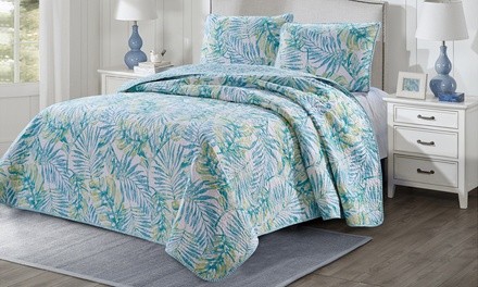 Home Style Tropical Quilt Set (2- or 3-Piece)