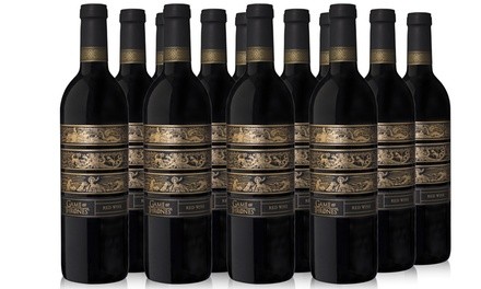 Game of Thrones Red Blend Wine (6- or 12-Pack). Shipping Included.