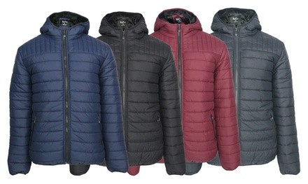 LeeHanTon Men's Quilted Full-Zip Packable Down Jacket (S-2XL)